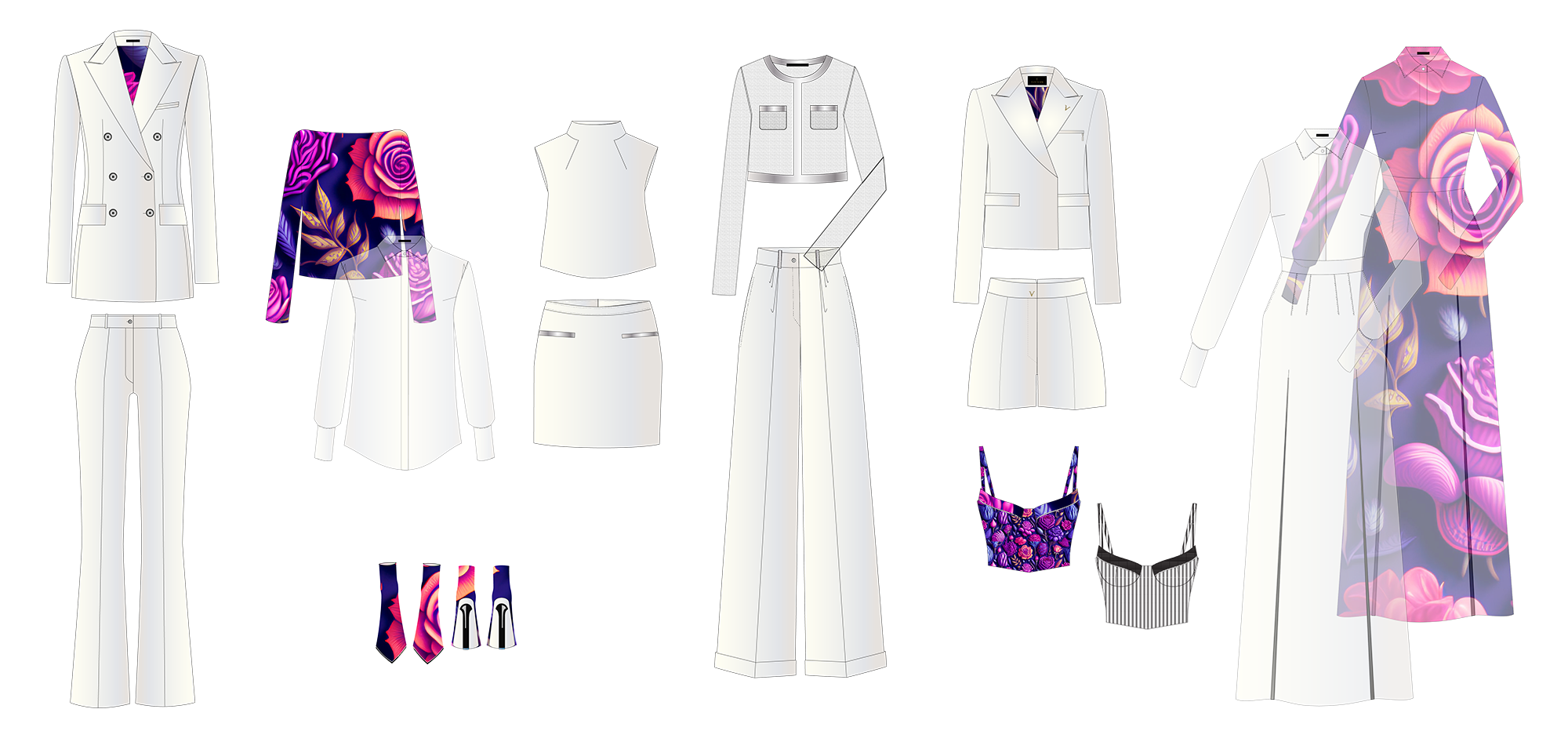 Capsule Collection Le Carte Blanche Print